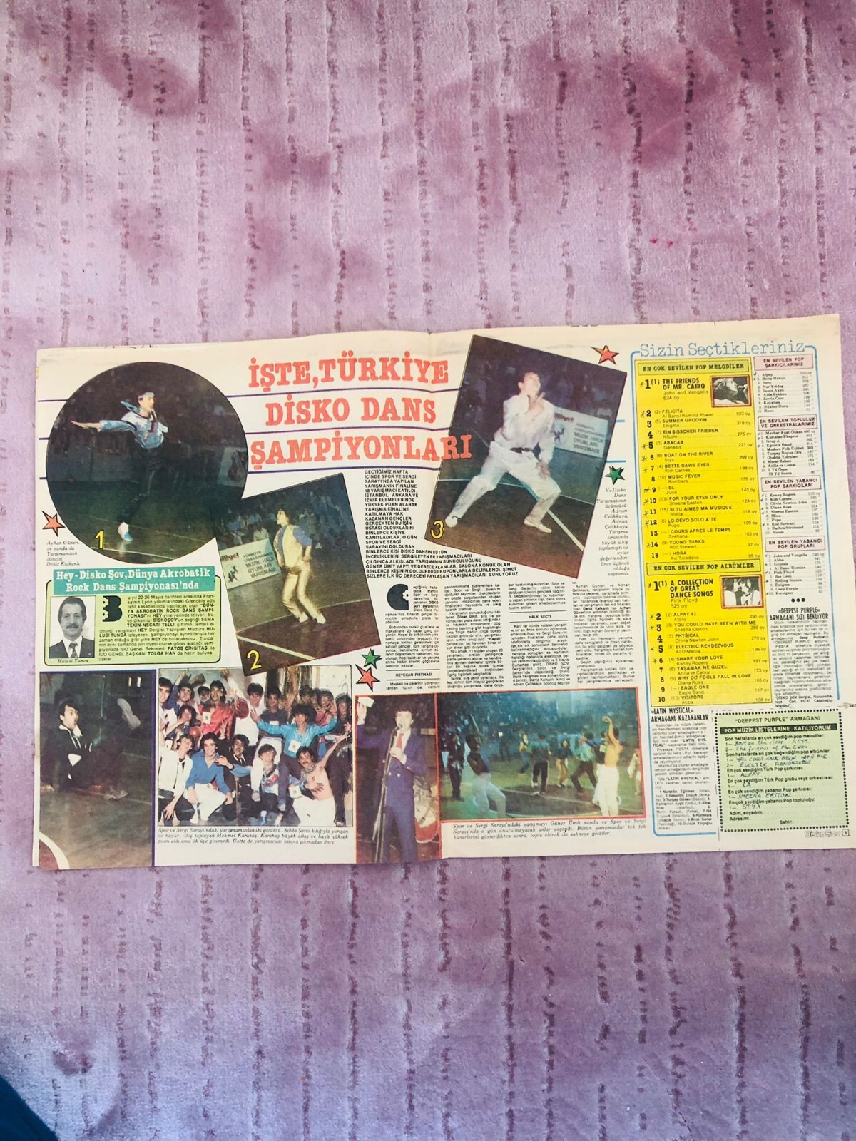Sylvie Vartan Motorhead Magazine 1982 Alice Cooper Jethro Tull Roxy Music