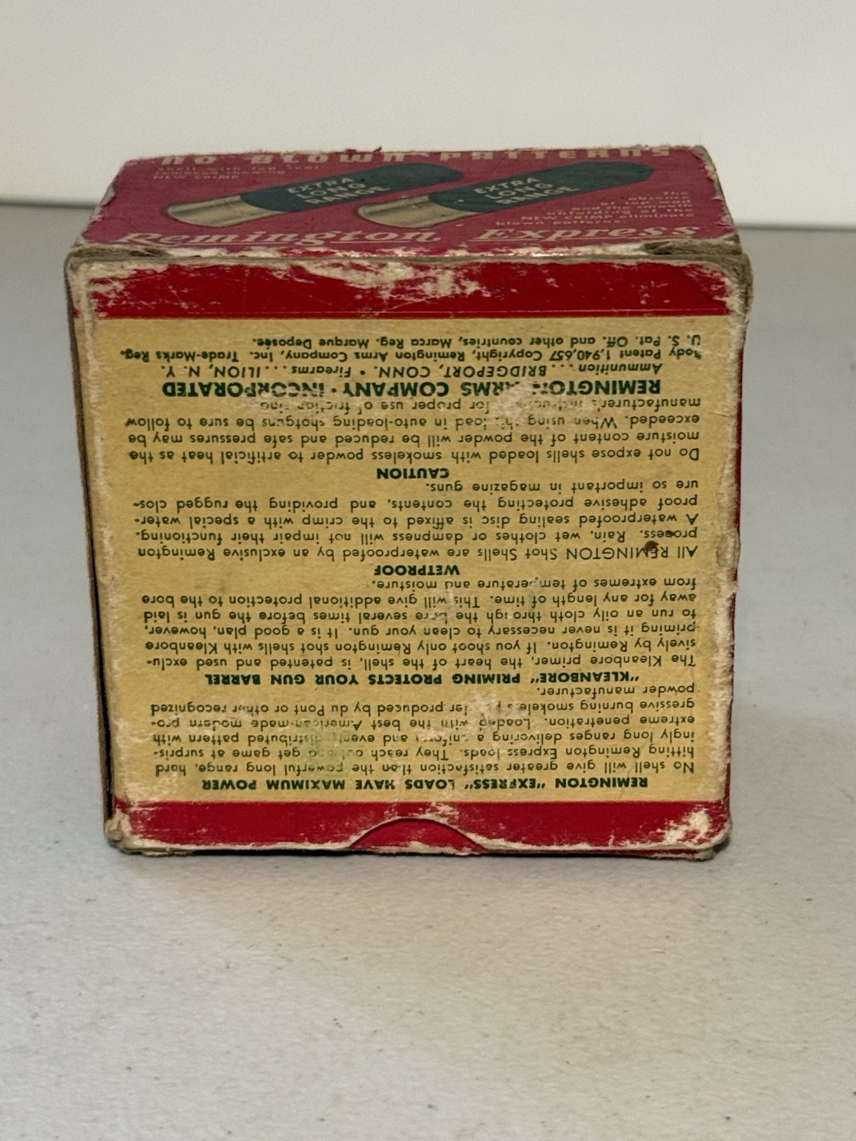 REMINGTON 16 Ga Extra Long Range New Rem Crimp Shotgun Shells – EMPTY BOX