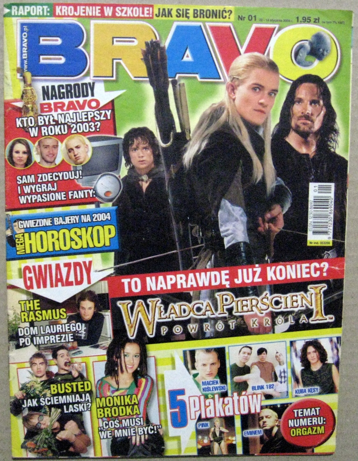 Magazine 2004 Poland Lord of the Rings Rasmus Britney Spears Busted Patrick Nuo