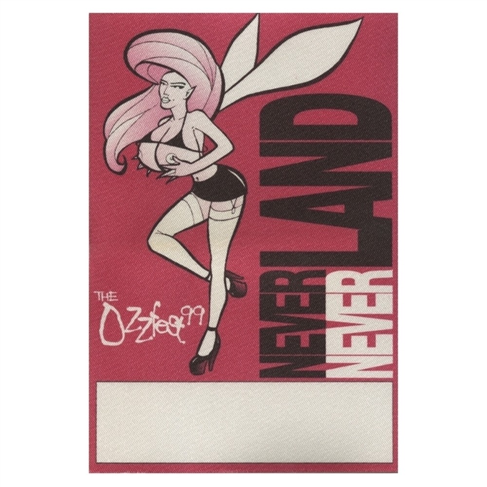 Black Sabbath 1999 Ozzfest tour w/ Slayer & Deftones Working Crew Backstage Pass