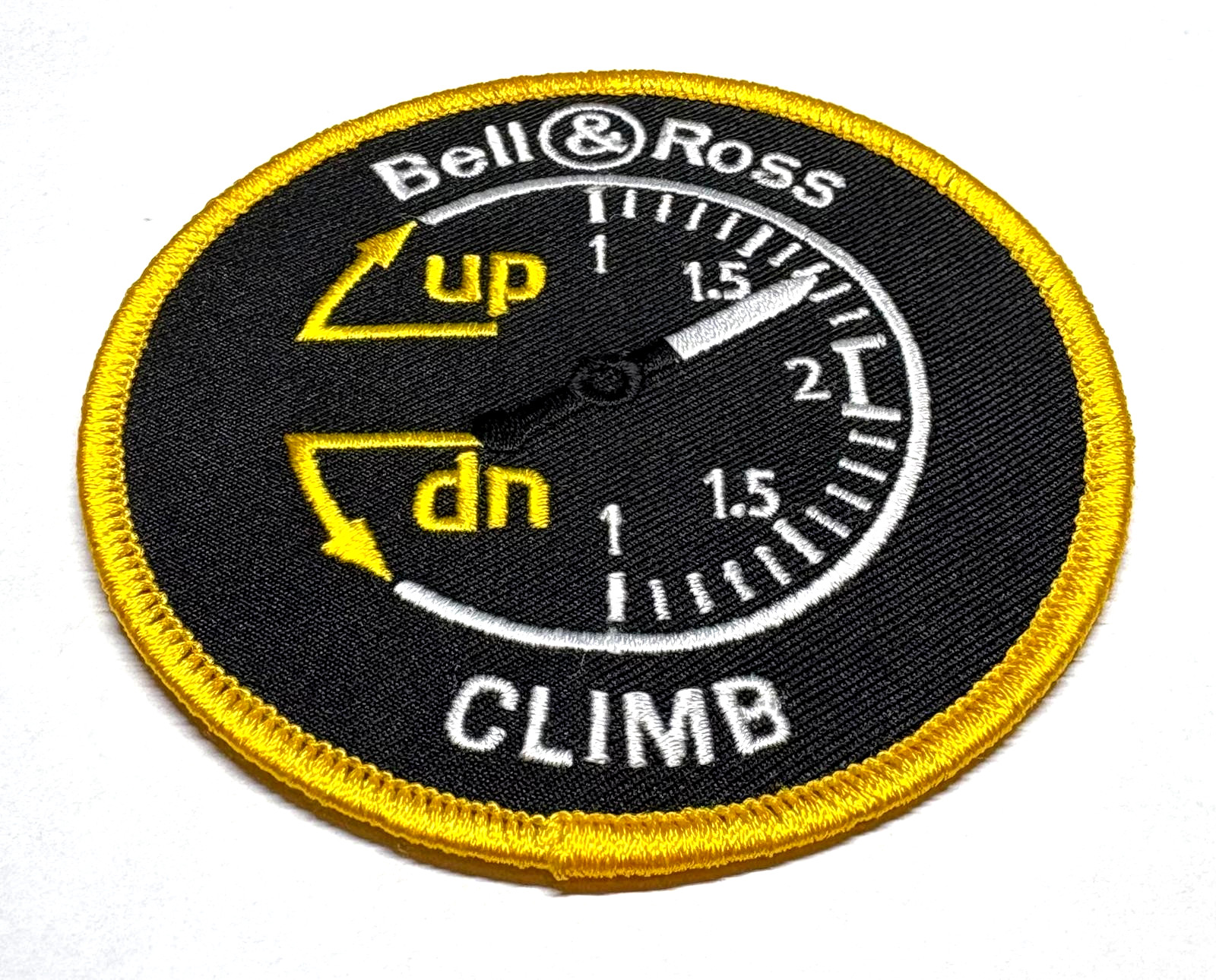 Bell & Ross Flight Instruments Climb Black/Yellow Patch OEM Authentic Aviation