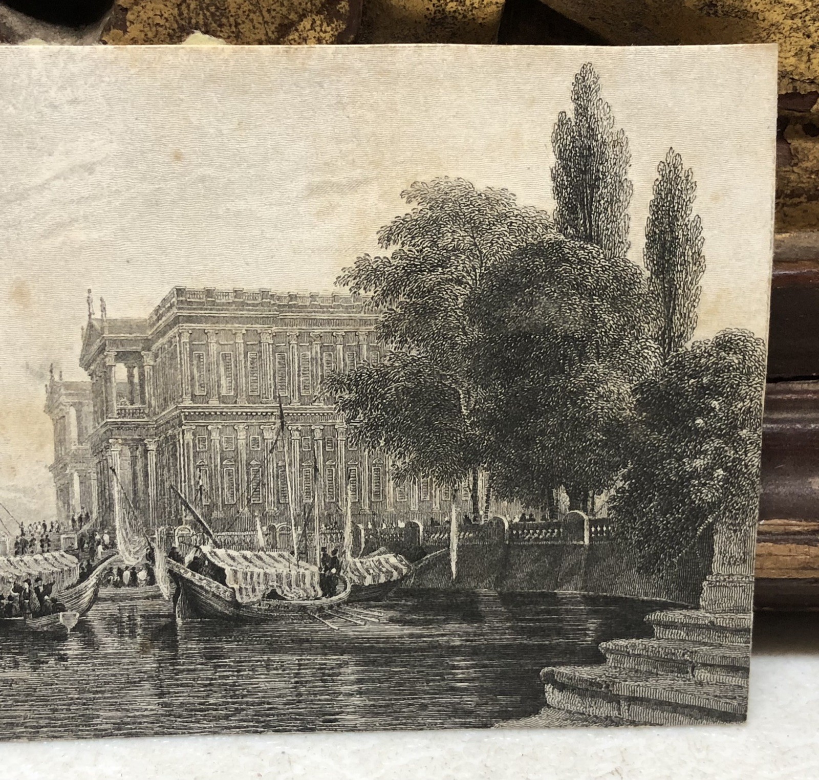 Antique Engraving of Venice Italy – L11