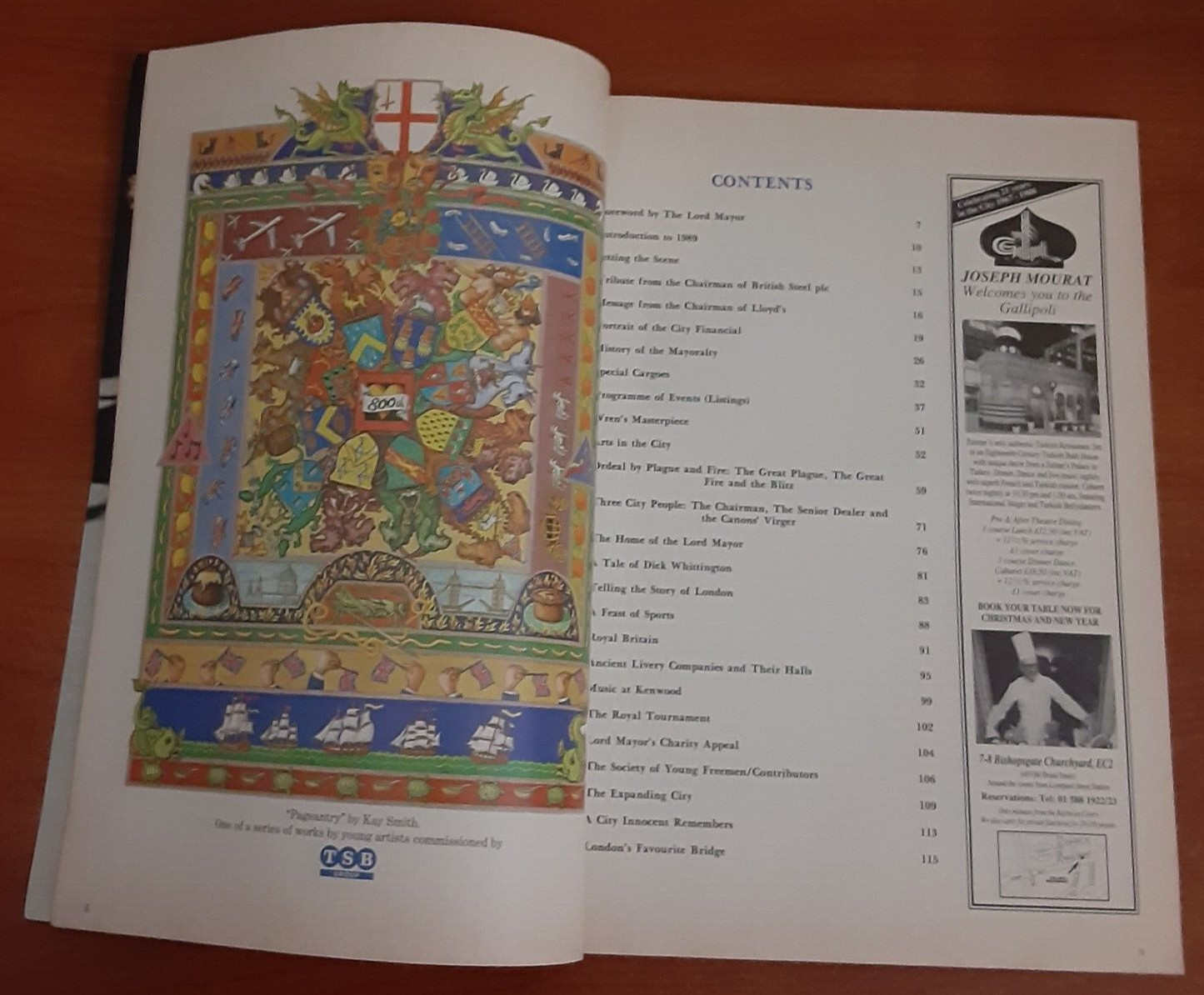 Vtg 1989 City of London Program 800th Anniversary of Lord Mayor’s Show Official