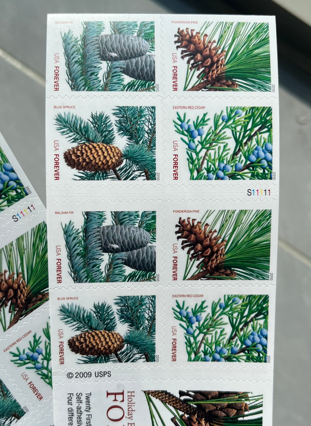 Scott #4481b (4478-4481) Evergreen Trees 5 Sheets of 20 Stamps – MNH