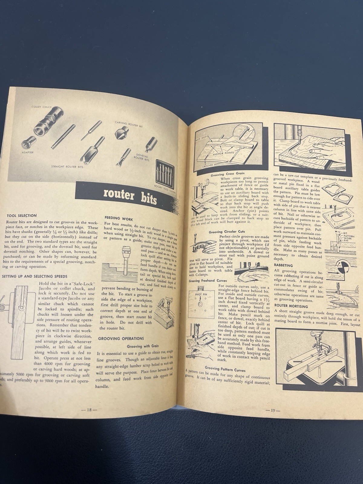1954 THE DRILL PRESS -SEARS ROEBUCK – A CRAFTSMAN HANDBOOK – 9-2921