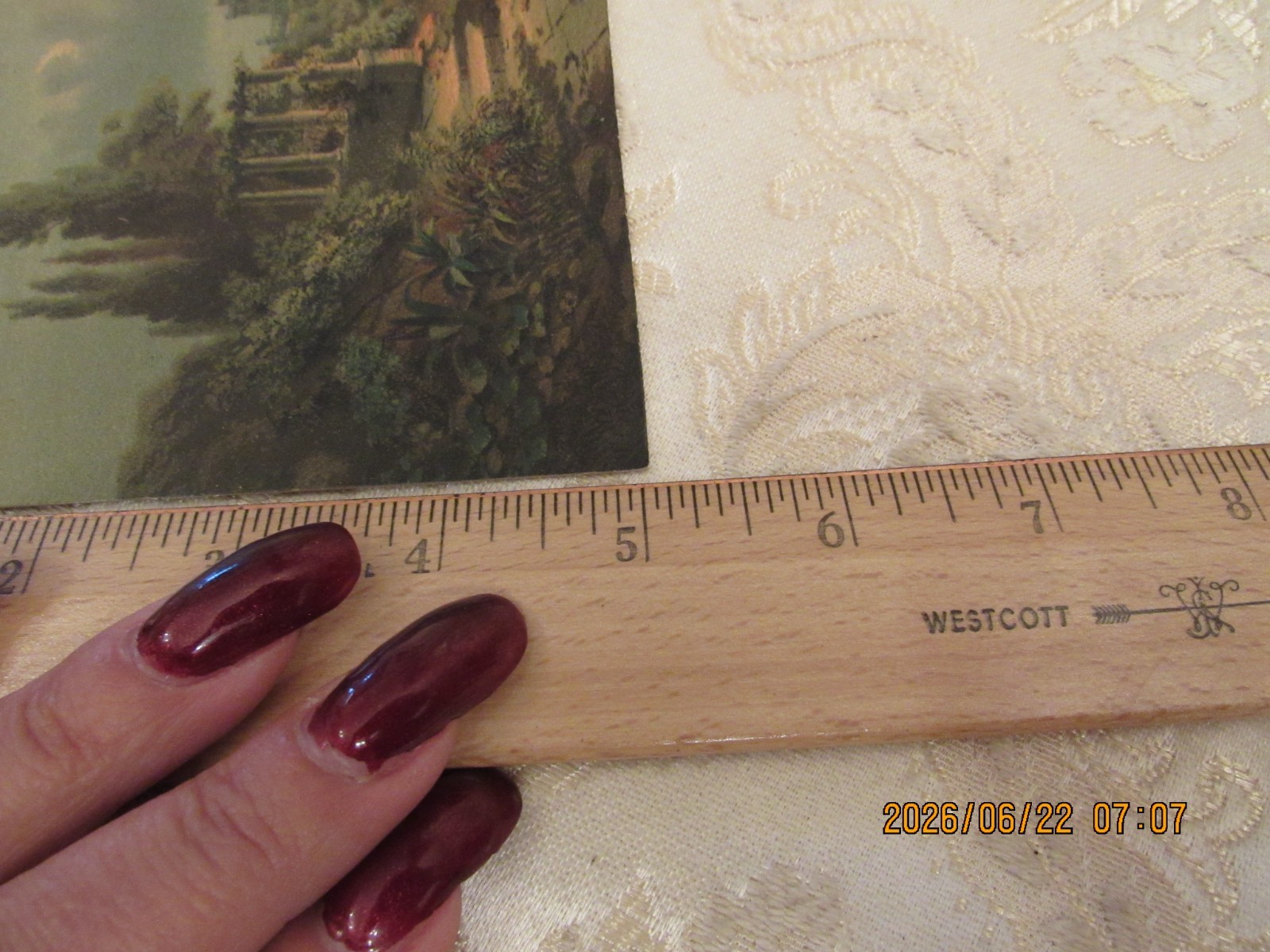 VTG Print Miramare Castle in Trieste Italy