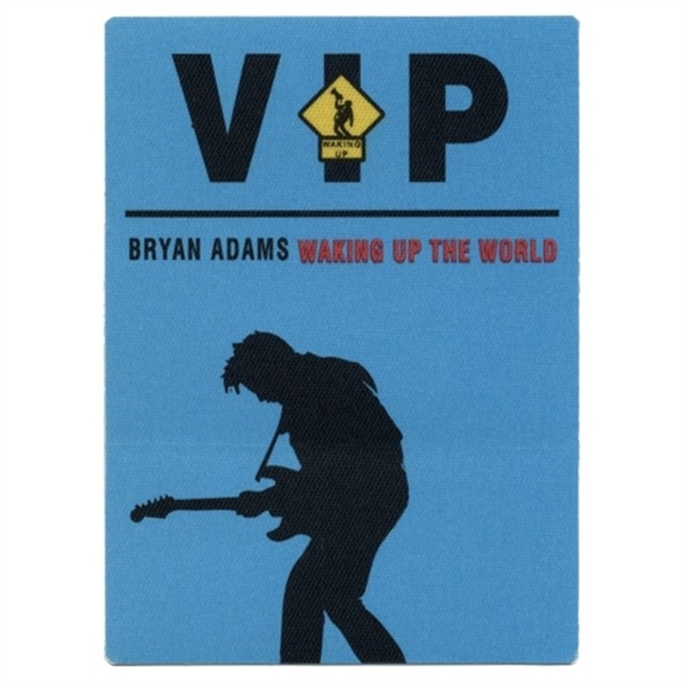 Bryan Adams 1991 Waking up the World concert tour Band VIP Backstage Pass