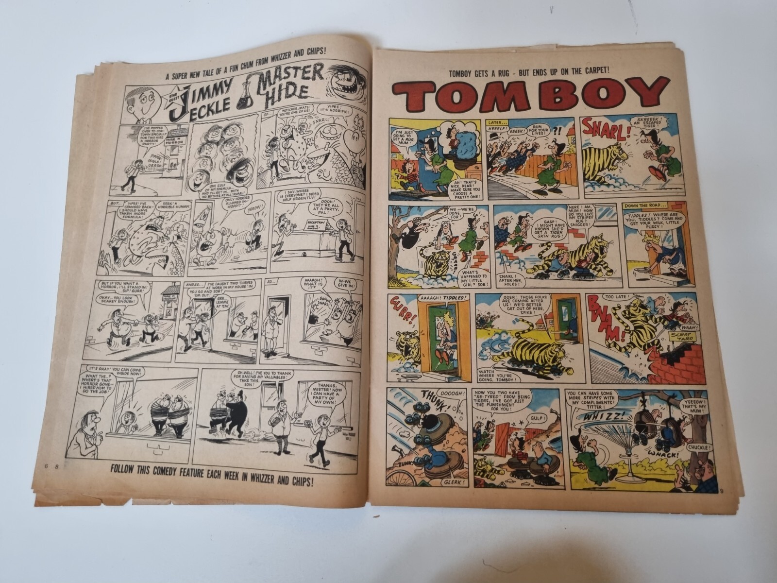 Cor!! 14th JApril 1973 Ipc Magazines British Weekly Comic