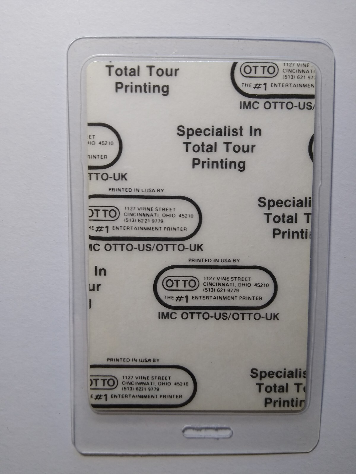 Bob Dylan Tom Petty 1987 Temples in Flames Tour Backstage Pass Rock Folk Music