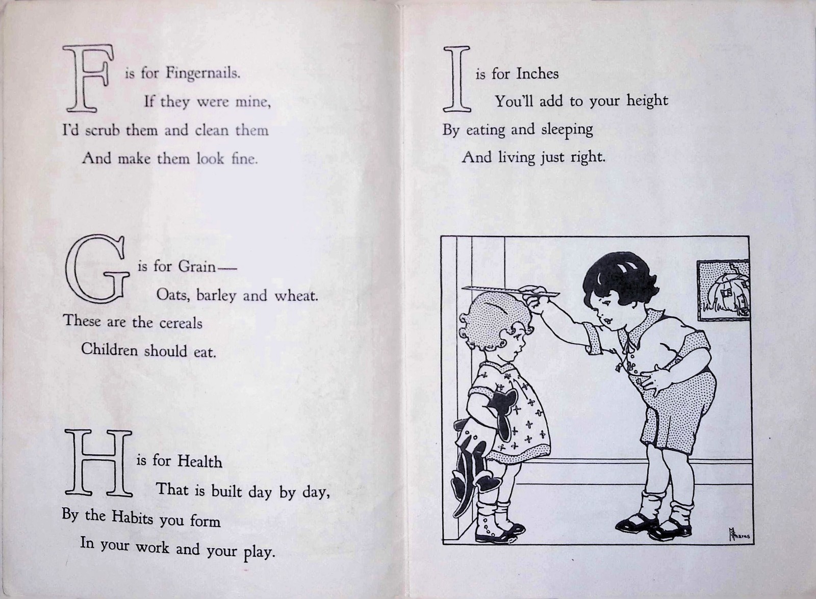 An ABC of Health Promo Child’s Primer c1910 Coloring Book Ephemera Booklet
