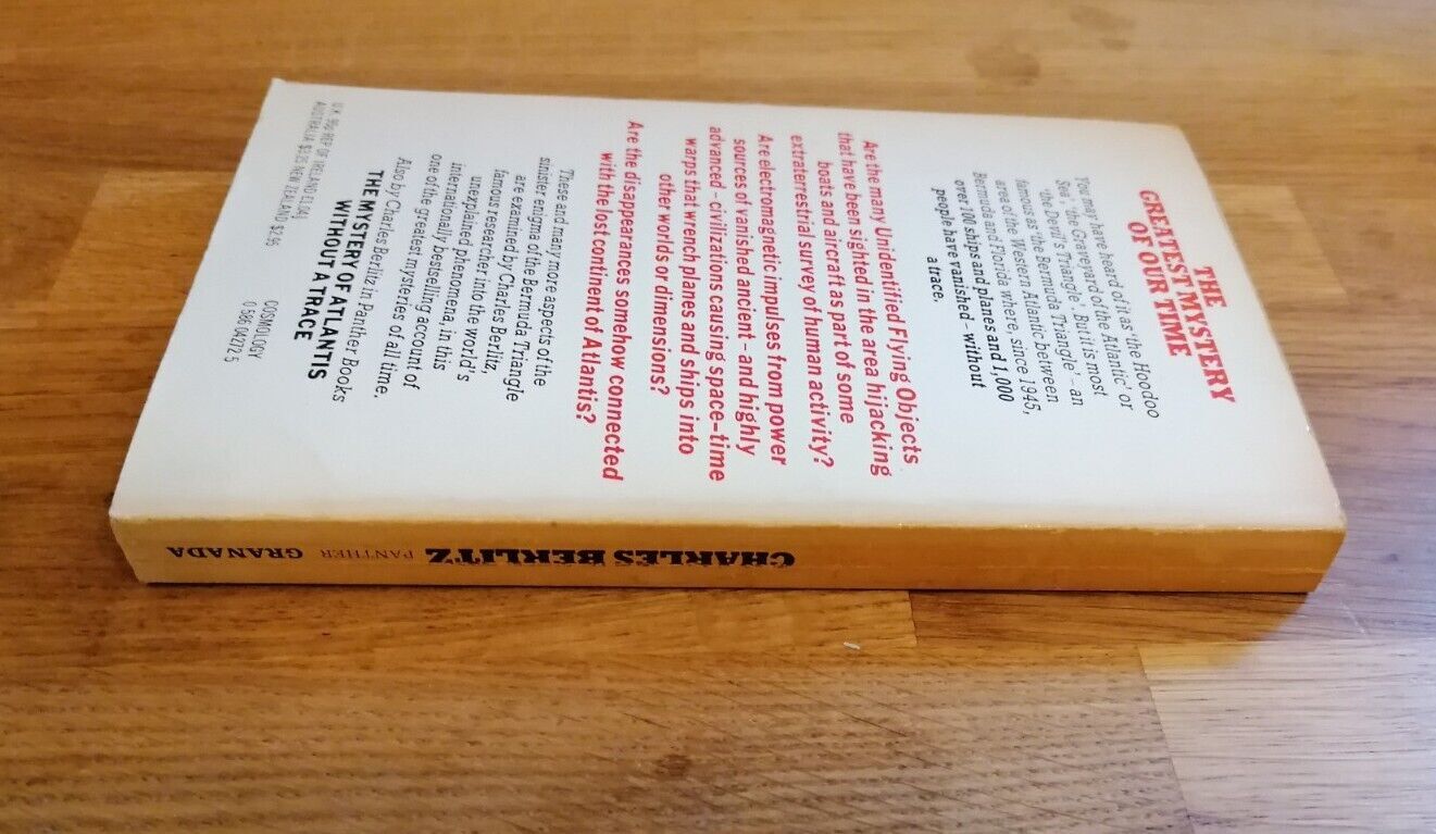 BOOK – The Bermuda Triangle By Charles Berlitz Film Tie-In PB 1979 Granada
