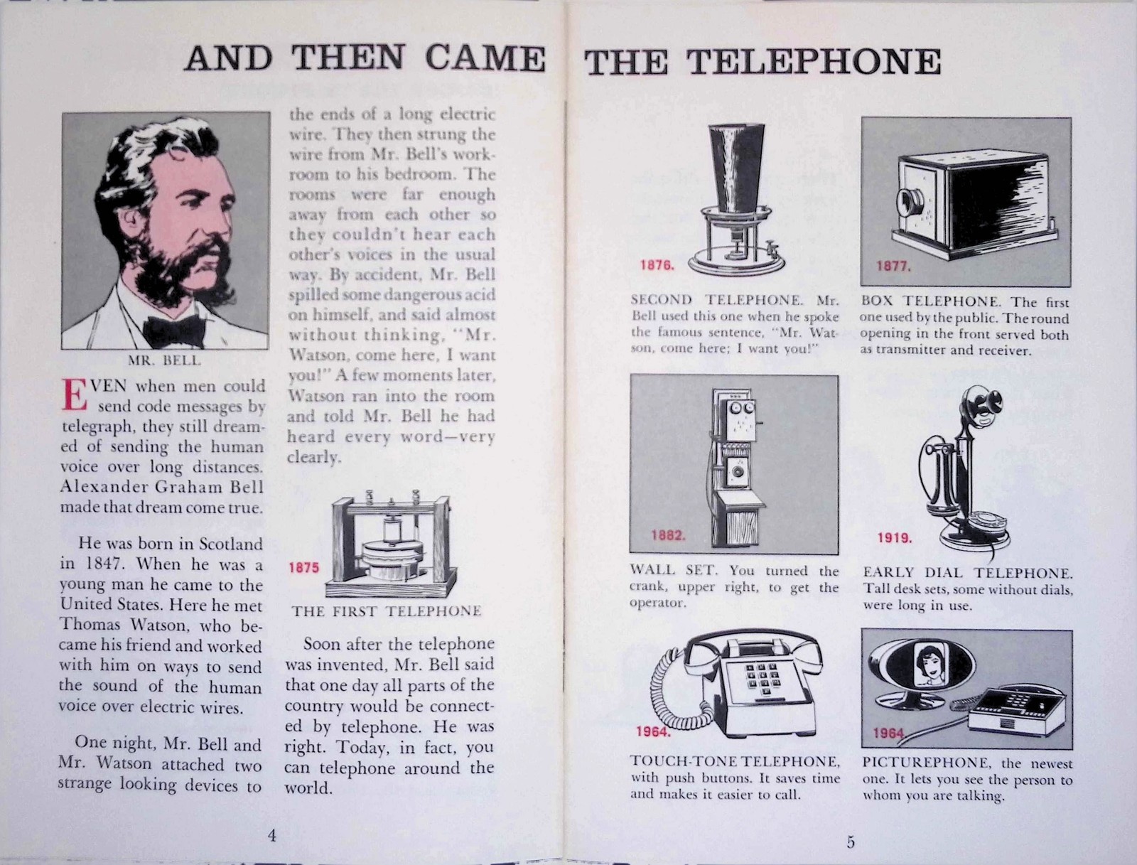 We Learn About The Telephone c1950 Educational Booklet Bell System History