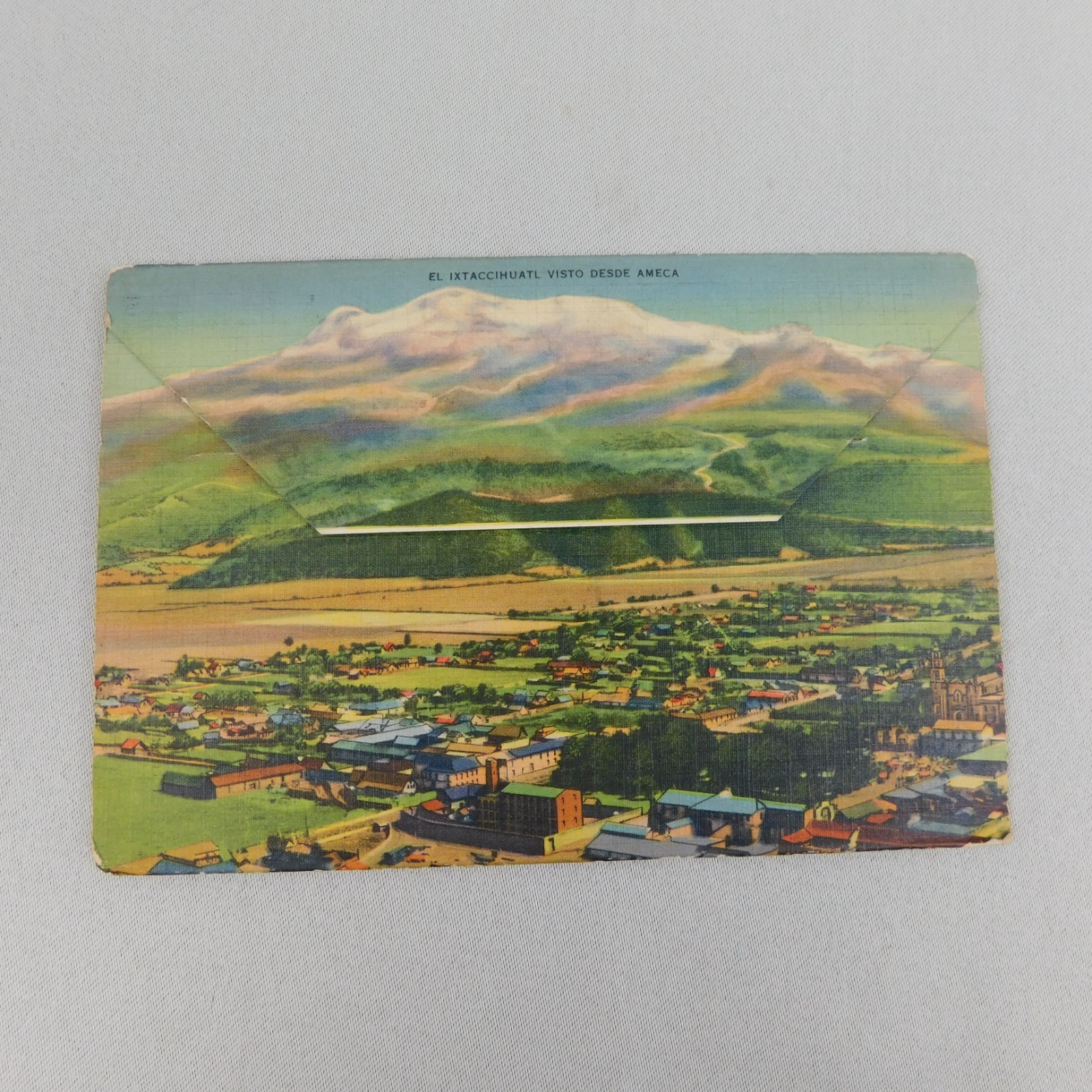 Vintage 30s 40s Views from Mexico Souvenir Photo Folder Postcard