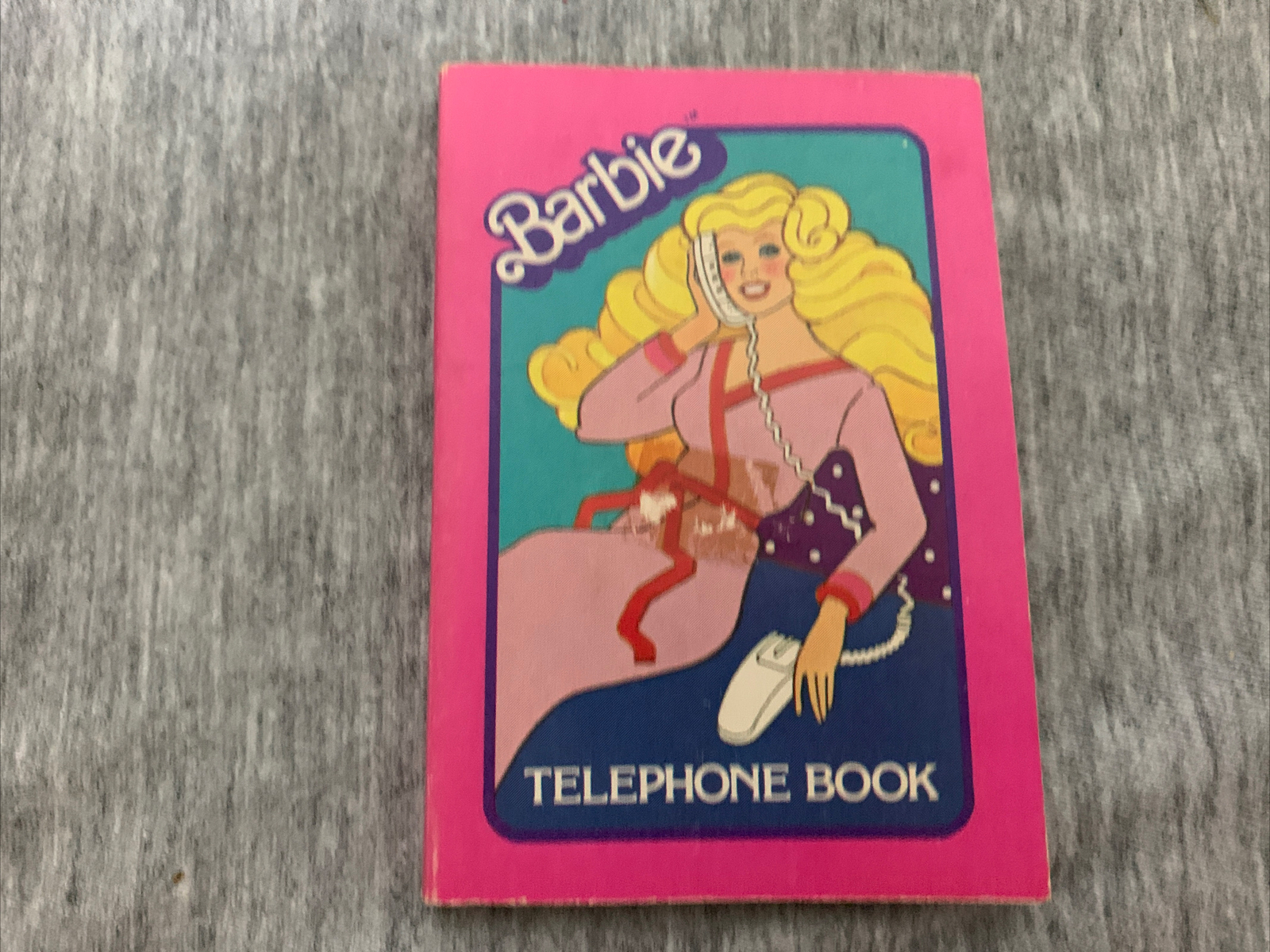 Vintage Mattel 1981 Barbie Telephone Book Unused