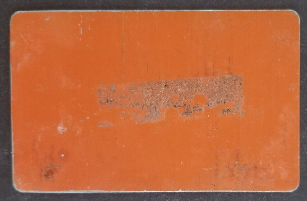 Vintage Northwest Orient Airlines Airplane Metal Sample Card