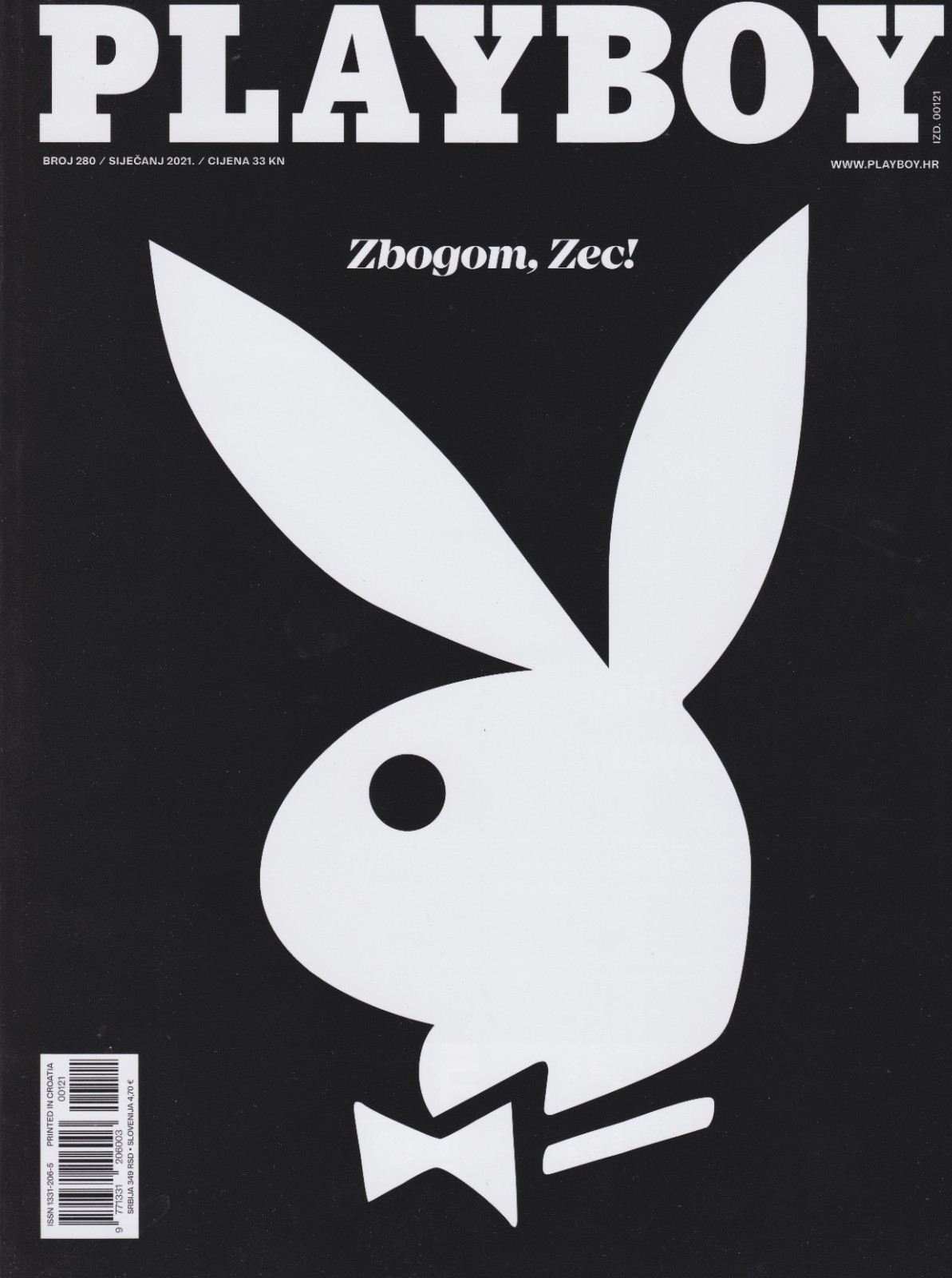 Playboy Croatia January 2021 – Jessica Rose – LAST ISSUE !