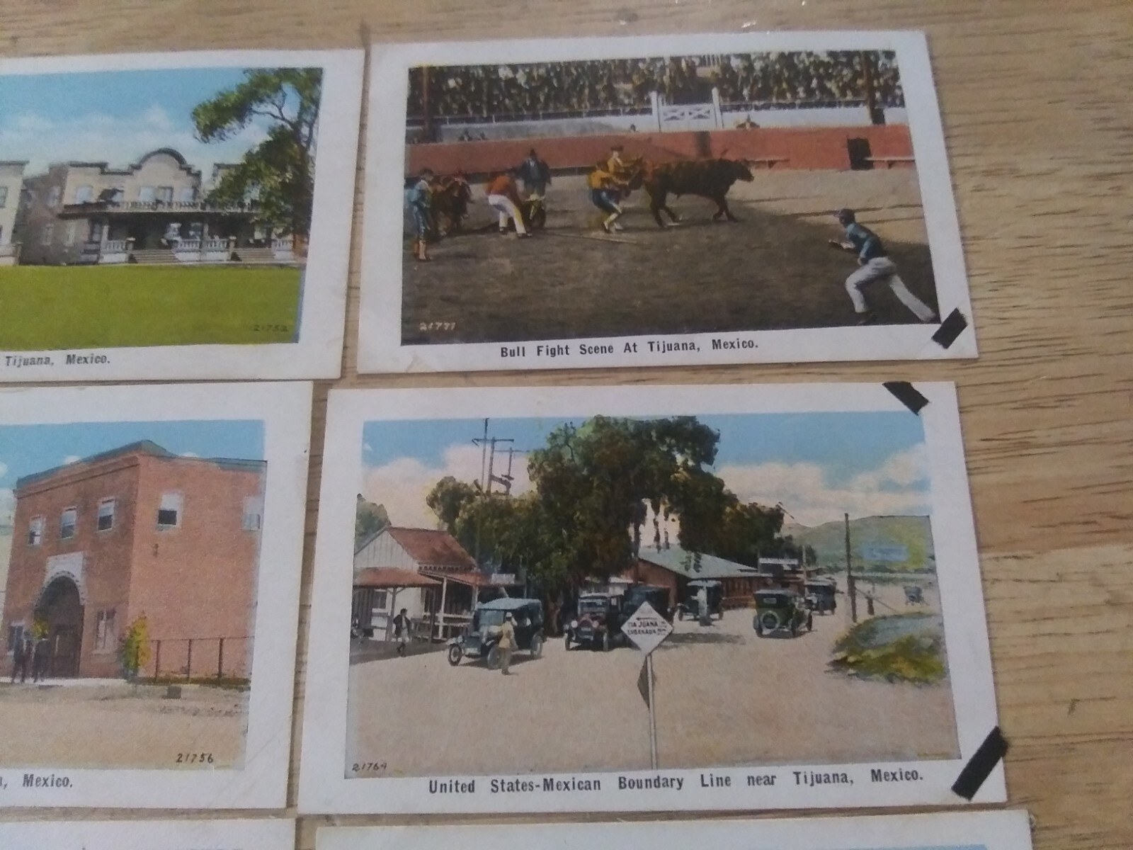Vintage Tijuana Mexico Miniture Art Cards 3 1/2″ x 2 1/8″ – QTY 10