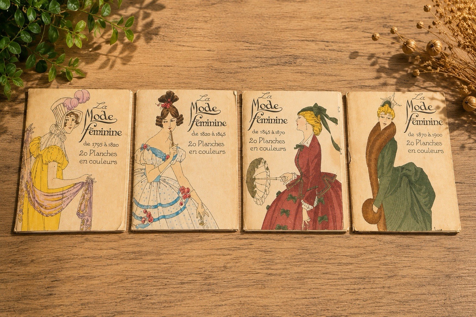 Vintage French Fashion Plate Cards Boxed Set 80 Paris Nilsson 1795-1900 Complete