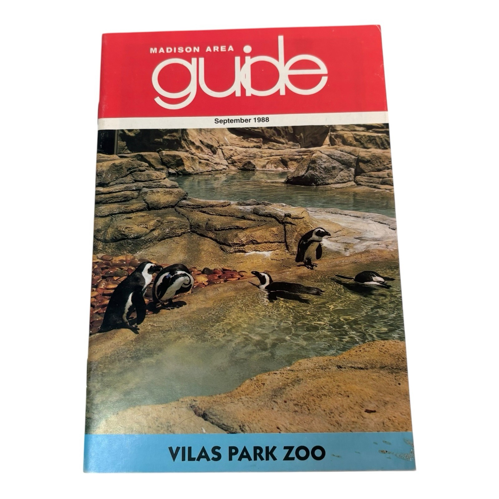Vintage 80s Madison Guide September 1988 Vilas Park Zoo Tourism Travel Pamphlet