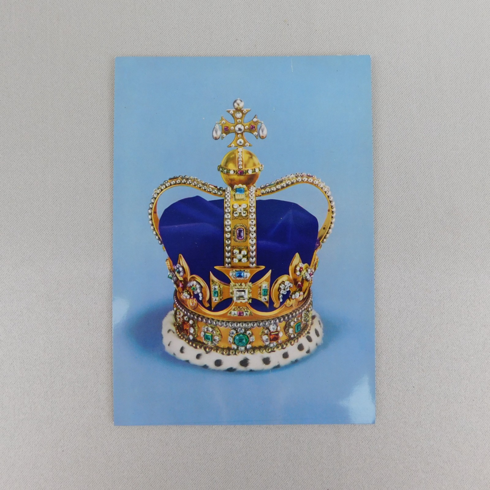 4pc Lot Crown Jewels of England United Kingdom Postcards