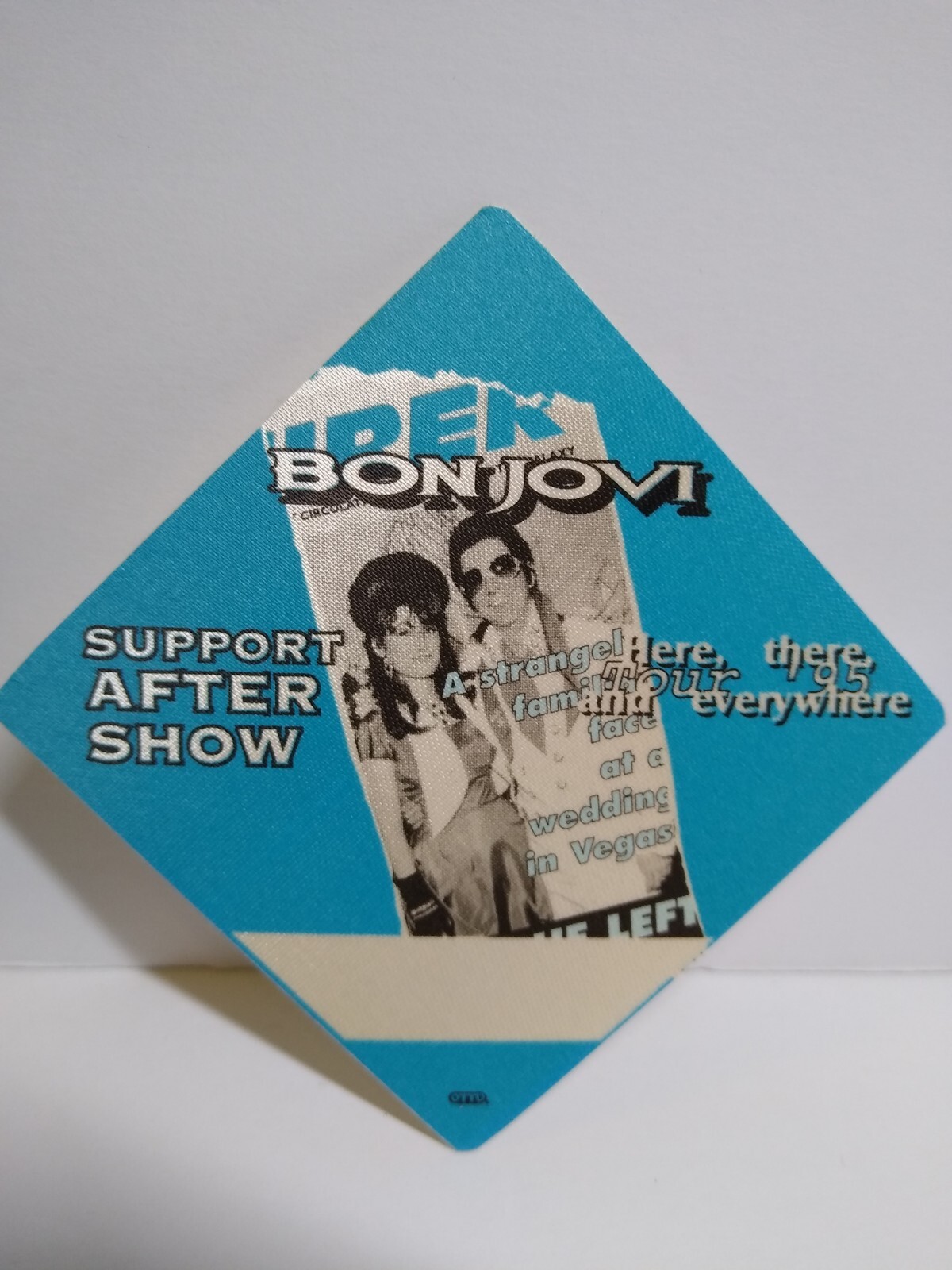 Bon Jovi Backstage Pass Original 1995 Original Here There and Everywhere Blue