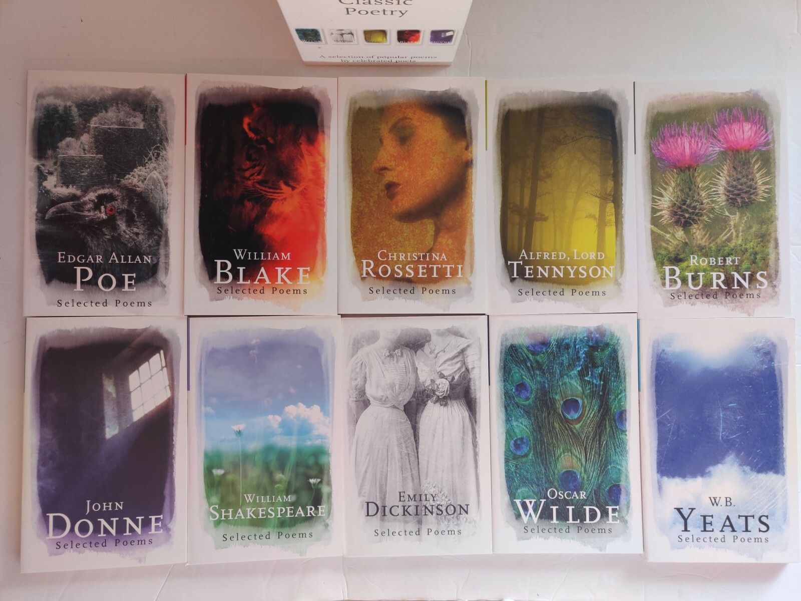 10 VOLUME SET PHOENIX POETRY BOOKS popular classical poets poems Classic poe