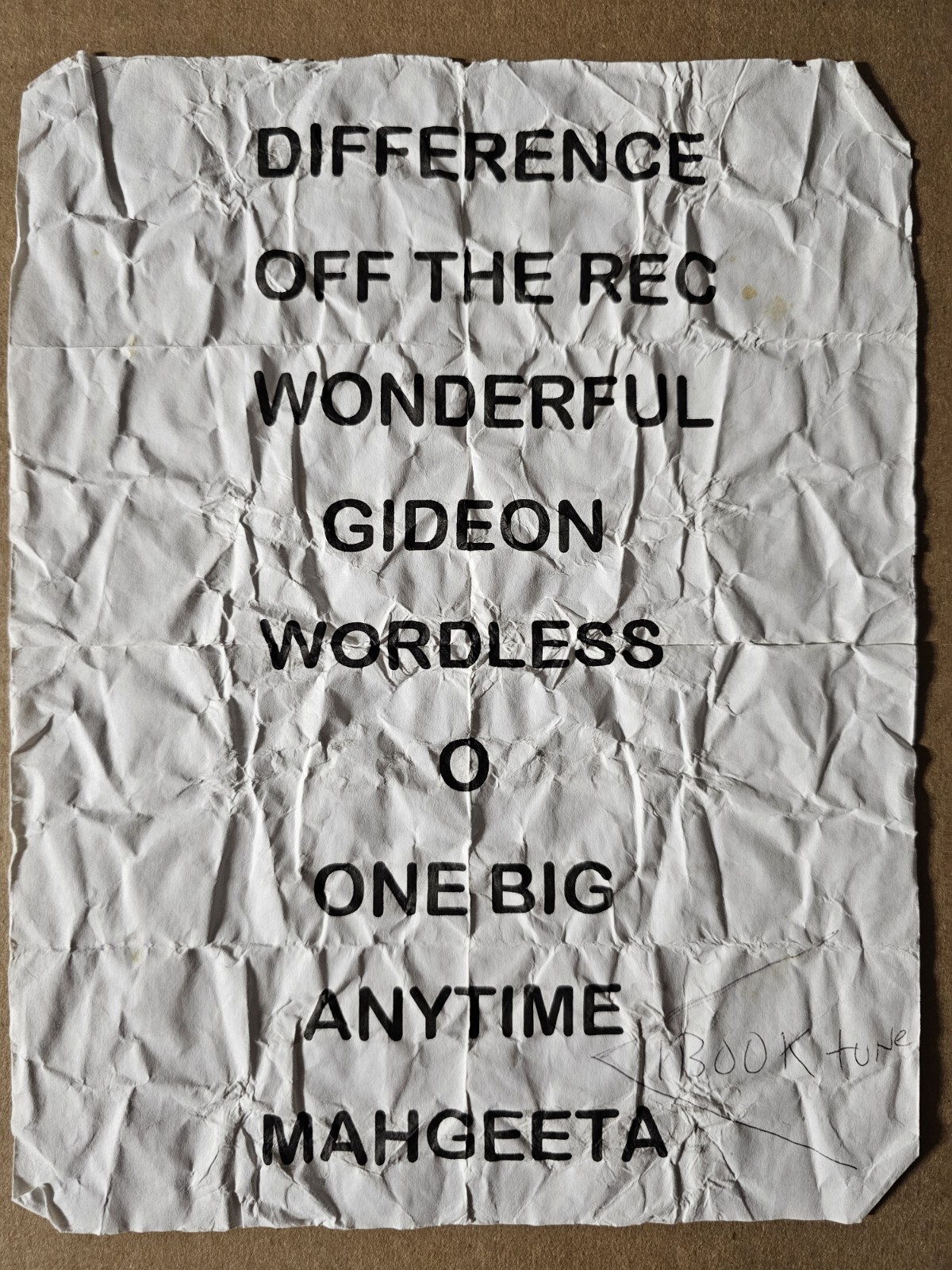 My Morning Jacket 2006 Setlist From Opening for Pearl Jam Tour Authentic