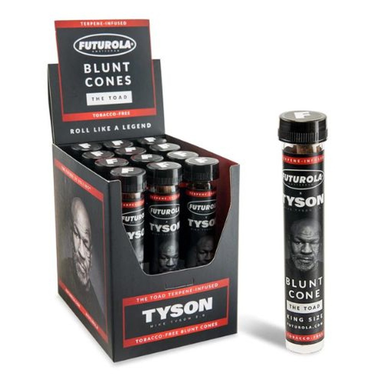 Futurola Blunt Cones The Toad Mike Tyson Pre Rolled Cone 5 Tubes