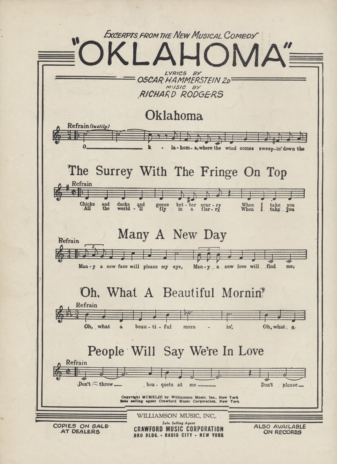 You Broke the Only Heart that Ever Loved You 1946 Sheet Music Elliott Lawrence