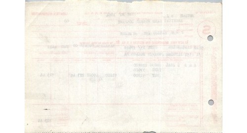 NYS & W Railroad Cashier’s Memo GFA-15 1964 Coal to Amer Hard Rubber Butler NJ