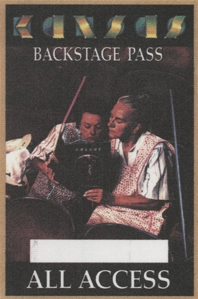 Kansas 1995 Freaks of Nature concert tour All Access Backstage Pass