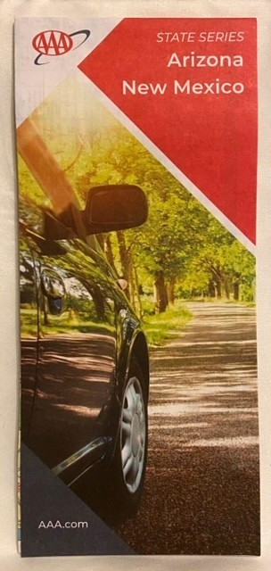NEW AAA State Series Road Map of Arizona & New Mexico AZ NM 2025 Edition