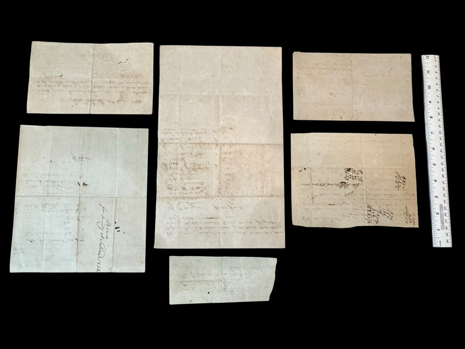 Treasury Of Salem Antique Records 1800’s Paper Lot B