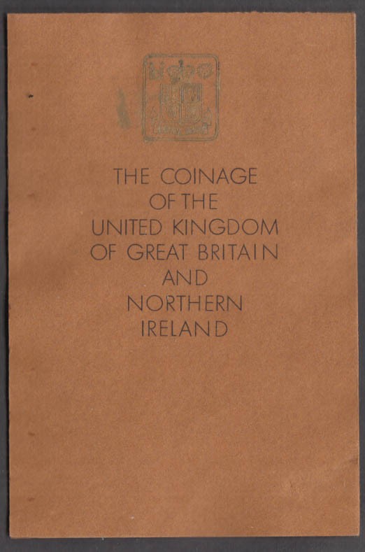 Coinage of the United Kingdom of Great Britain & Northern Ireland folder 1971