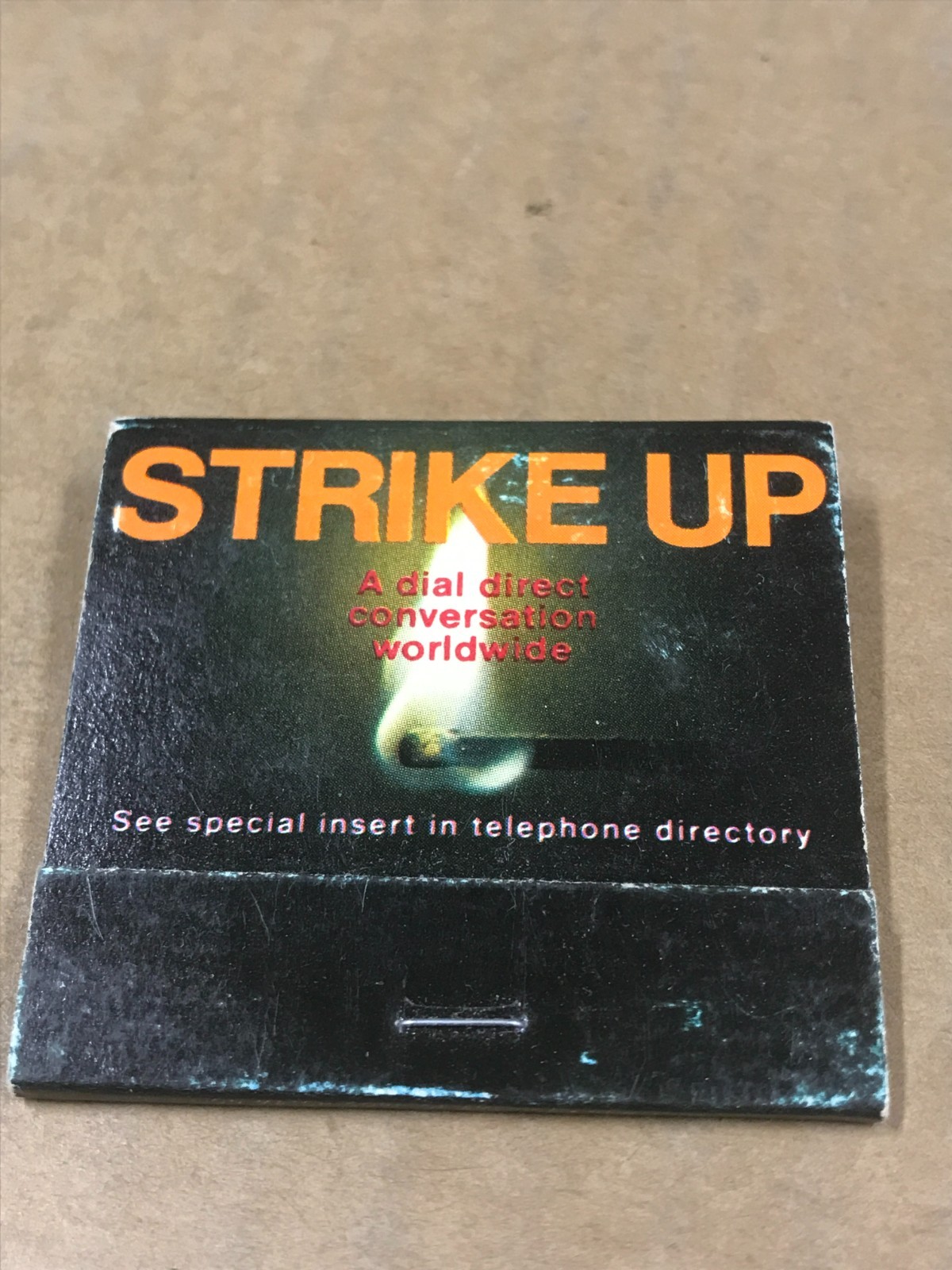 Vintage New/Unstruck “Strike Up” Telephone Directory – Matchbook, Matchcover