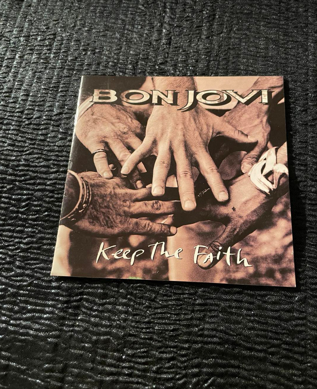 Bon Jovi Keep Faith CD 1992 Polygram Paperwork Clean Liner Notes Booklet ONLY