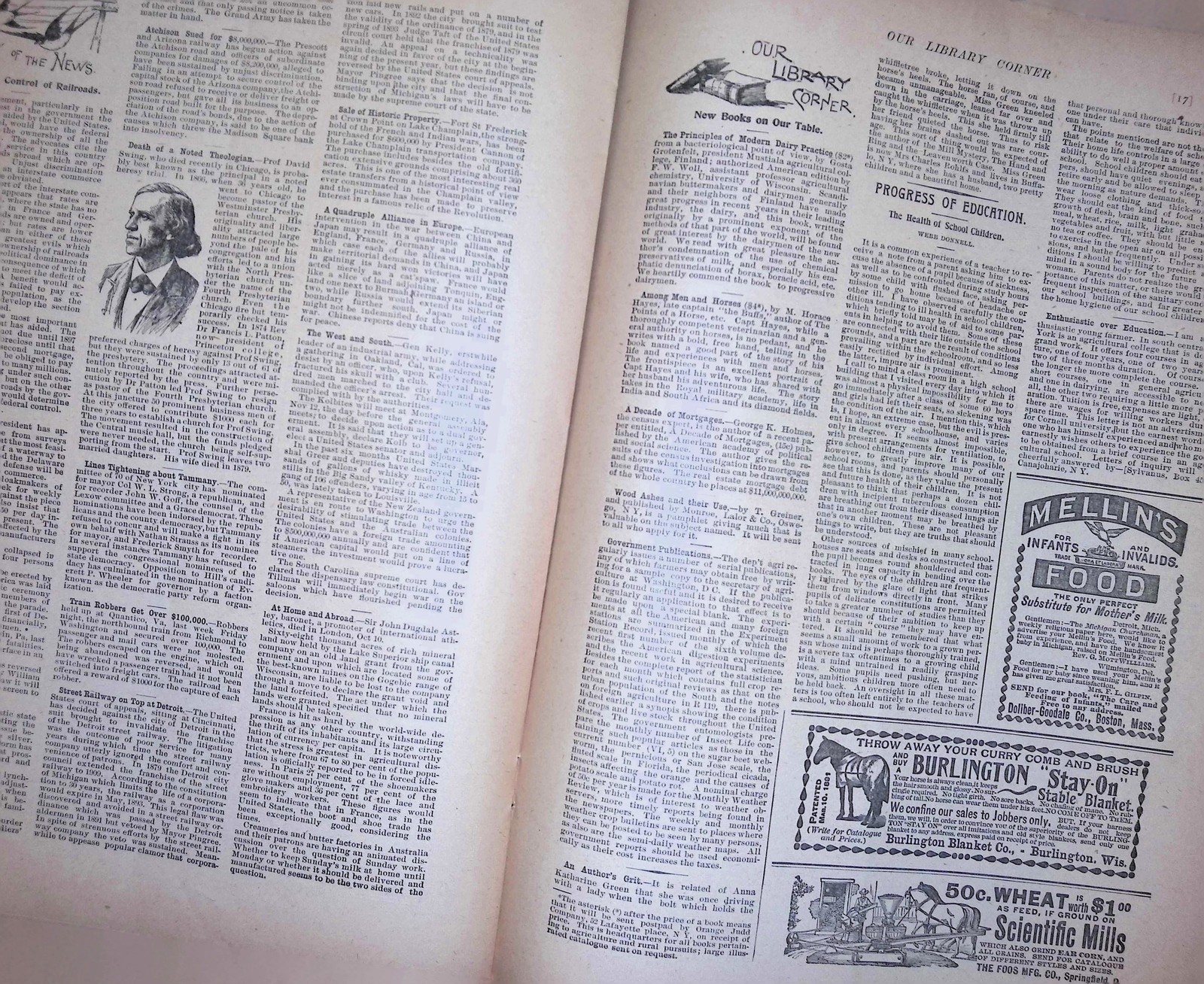 American Agriculturist Oct 20 1894 Queen Anne Farmhouse Corn Rye Poultry