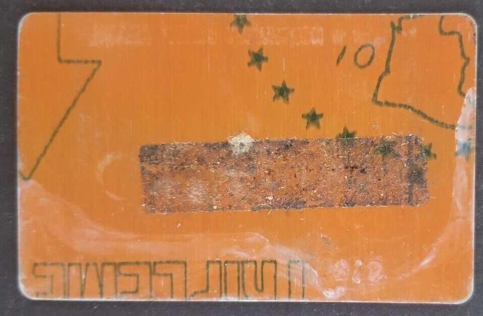 Vintage Swiss Air Airlines Airplane Metal Sample Card