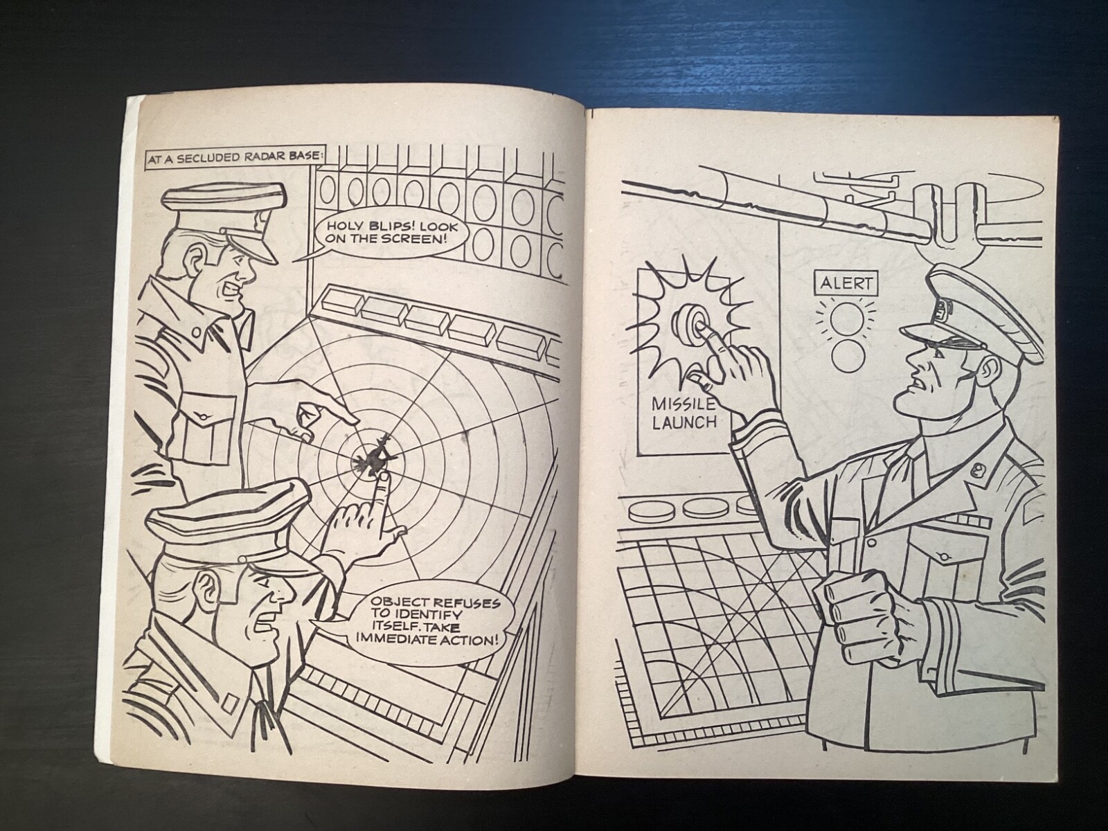 FANTASTIC FOUR meet “THE WITCH” Coloring Book copyright 1977 Marvel Comics Group