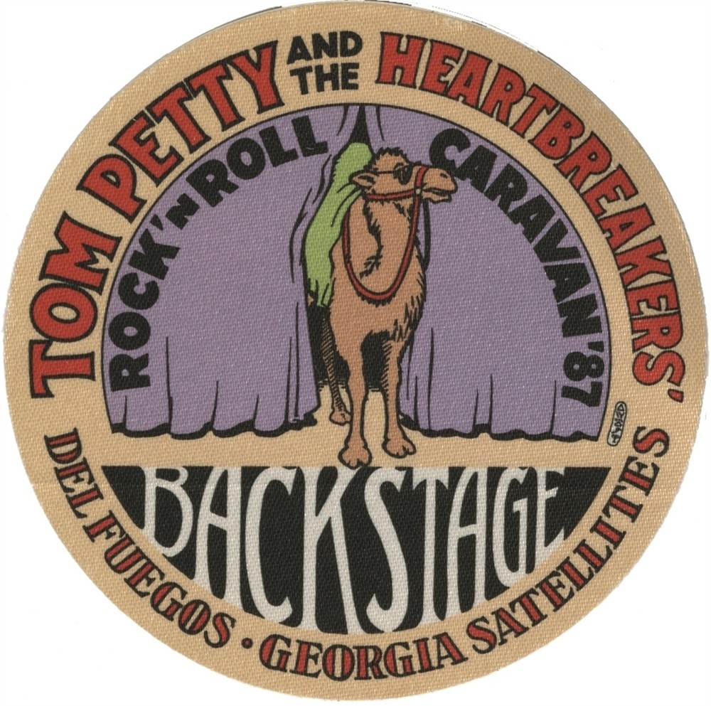 Tom Petty & The Heartbreakers 1987 Let Me Up concert tour AA Backstage Pass