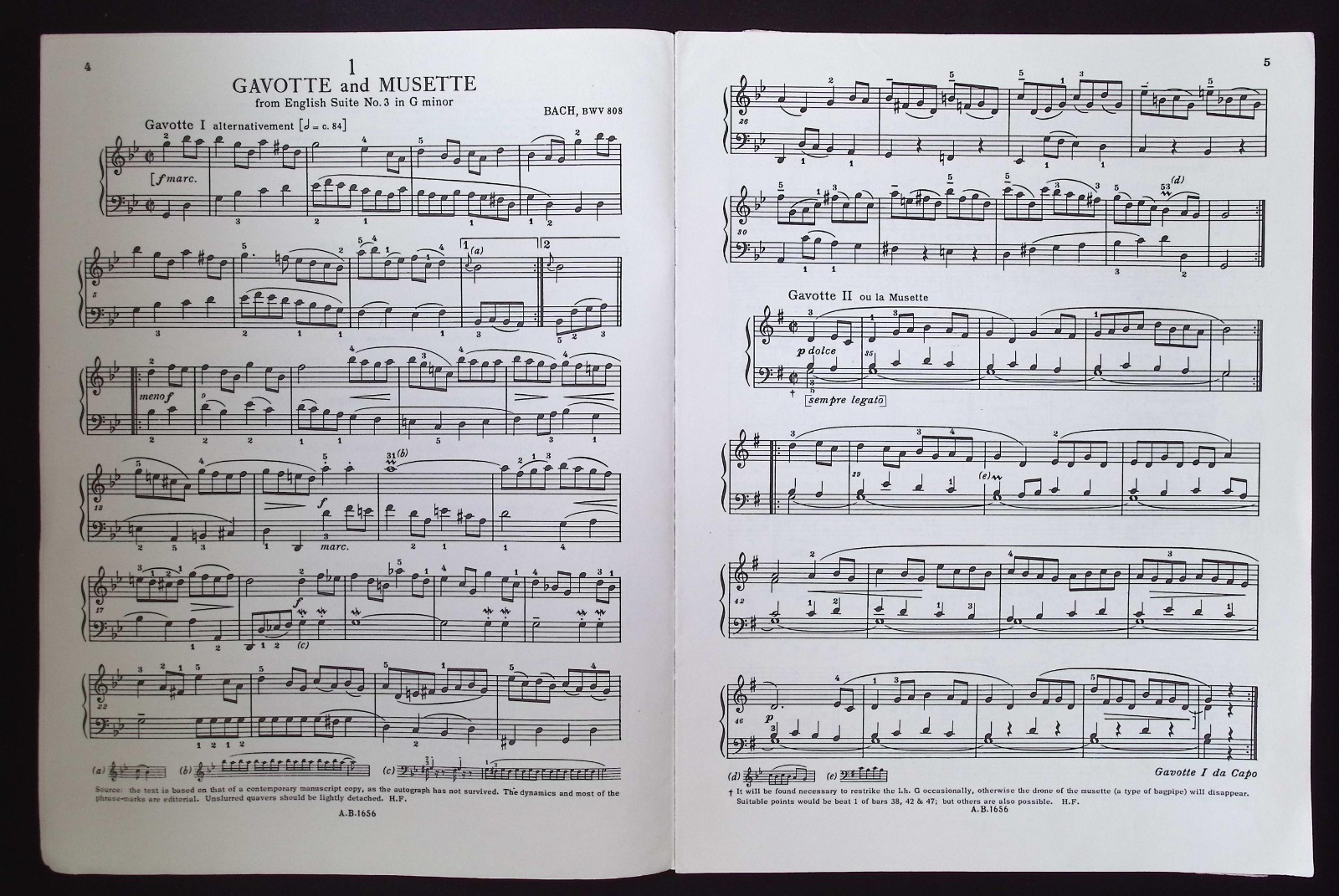 Royal Schools of Music Pianoforte Examinations 1979 Grade 6 List B
