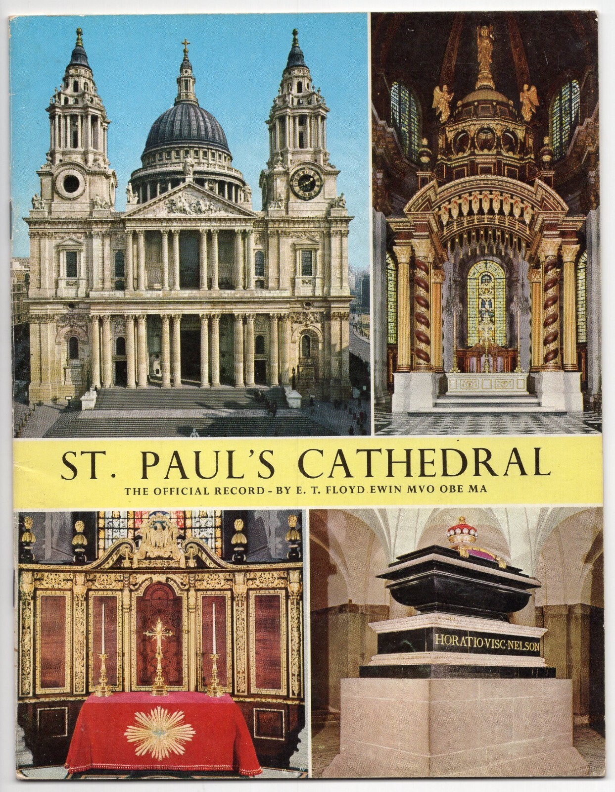 Nine 1970s London UK Souvenir Programs – Museums, Cathedrals, etc