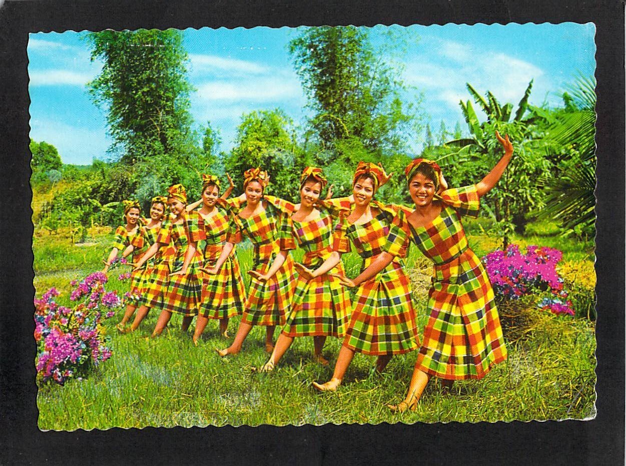 A9241 Philippines Itik Itik Native Dancers pu1981 postcard