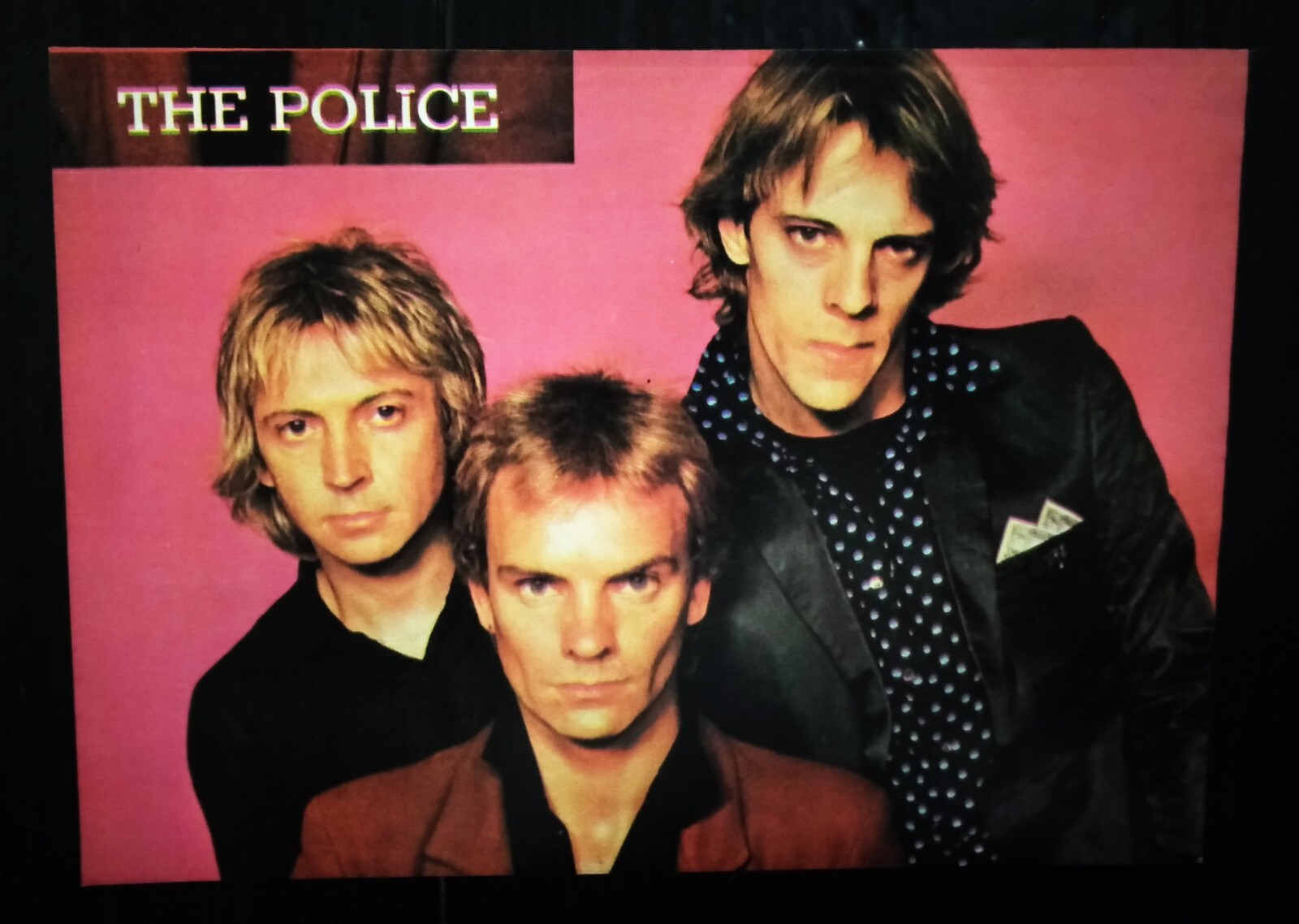 C3535 The Police Tom Petty and the Heartbreakers Vintage Thai ONLY 1 COLOR PAGE