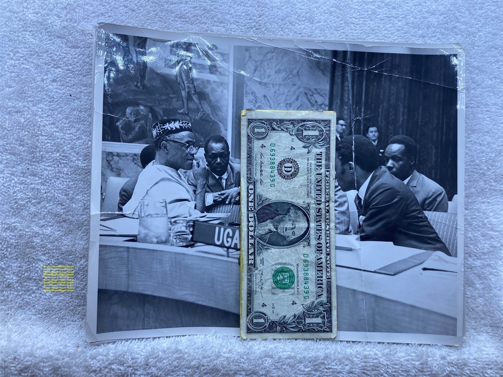 1960s 1970s United Nations Uganda Photographs Unknown New York Meeting Vtg