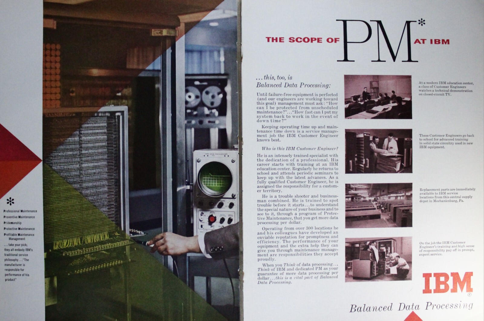 IBM Magazine Ad Vintage Print Picture Advertisement Display Wall Art Decor