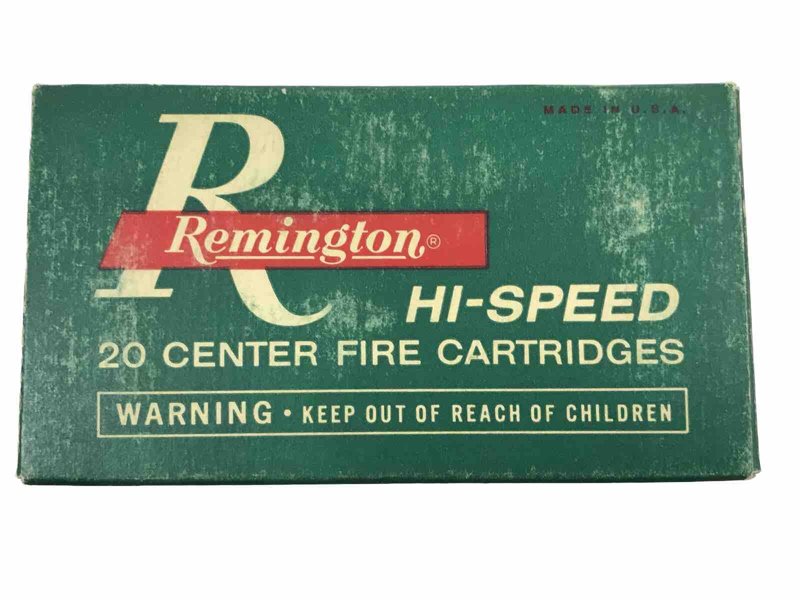 EMPTY Remington 6mm Rem Green Box Man Cave Decor 1964-1973 Vintage NO AMMO