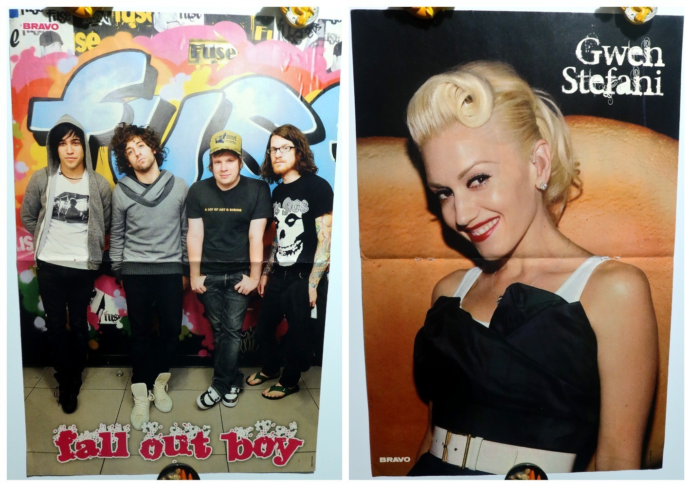 Gwen Stefani No Doubt / Fall Out Boy band magazine poster A3 16×11