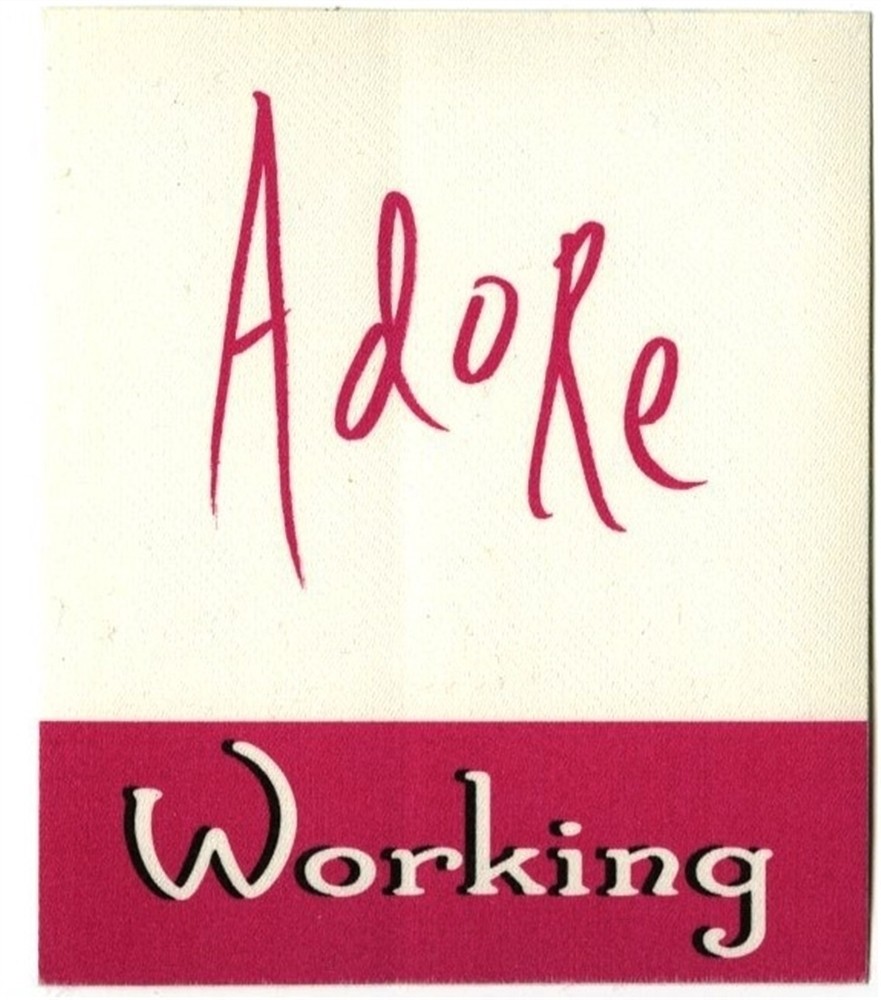 Smashing Pumpkins 1998 Adore concert tour Working Crew Backstage Pass