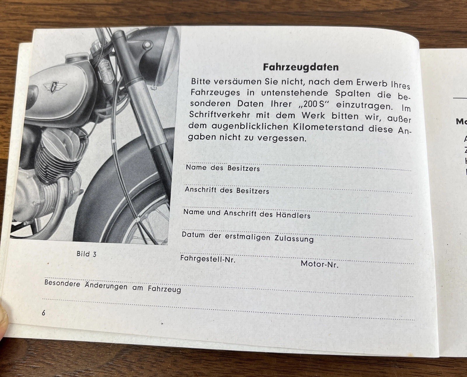Zündapp Motorcycles 200 S Model Brochure Original September 1955 In All German